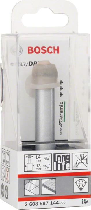 Produktbild Bosch Professional Zubehör Diamanttrockenbohrer Easy Dry Best for Ceramic, 14 x 33 mm (14 mm)