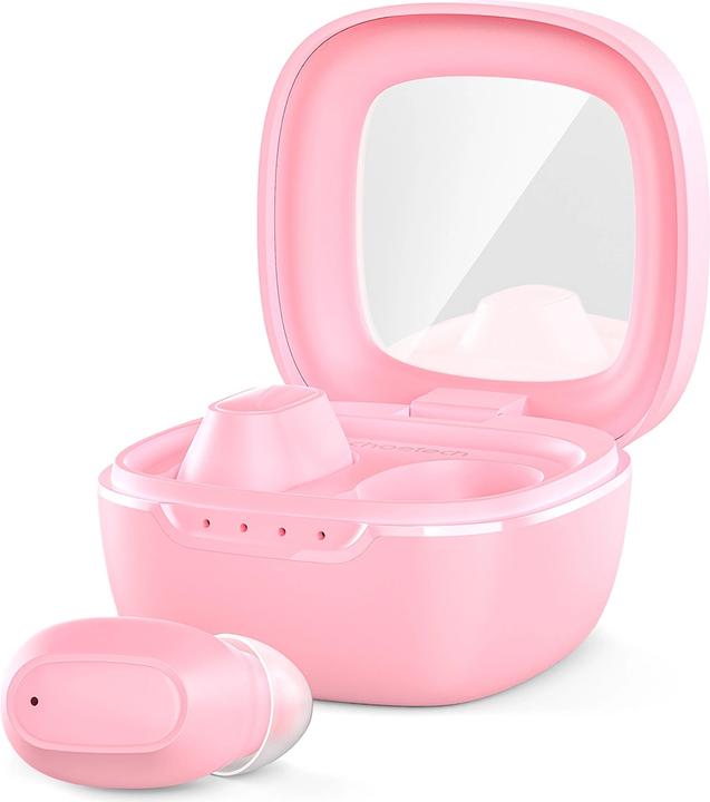 Choetech MEMS wireless TWS Bluetooth 5.3 headphones - pink (17 h, Kabellos)