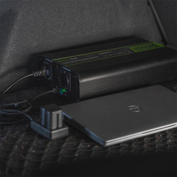 Produktbild GreenCell Car Power Inverter Converter 24V to 230V 500W/1000W with USB