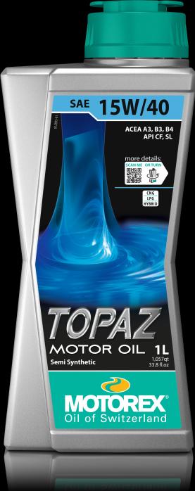 Actual product image Motorex Topaz (1 l, SAE 15W-40)