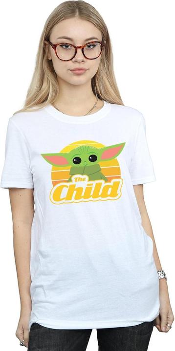 Image du produit Star Wars - T-shirt THE MANDALORIAN THE CHILD RETRO - Femme (5XL)
