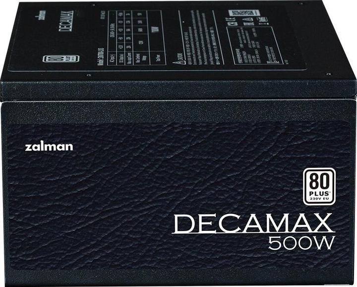 Actual product image Zalman NET Decamax ZM500-LX3, 500W 80Plus PSU (500 W)
