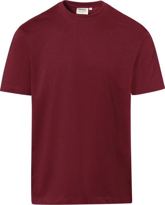 Actual product image Hakro Men's T-Shirt "Heavy" 293 wine red size M (M)