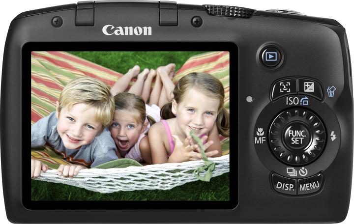 Immagine prodotto Canon PowerShot SX120 IS, 10 MPixel, zoom 10x, nero (1/2.5")