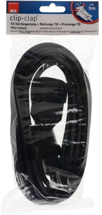 Produktbild Max Hauri clip-clap TD-Verlängerung H05VV-F3G1.0 (0.50 m, Typ 13)