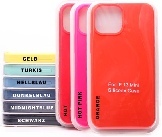 Actual product image Ambiance1 Case iPhone 13 Mini - Hardcase silicone protective case red (Apple iPhone 13 mini)