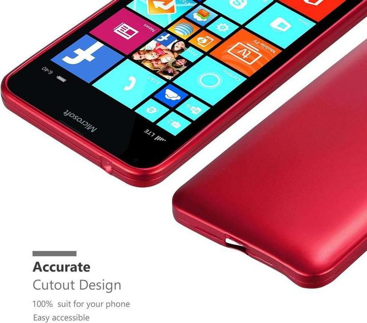 Image du produit Cadorabo Couverture métallique mate TPU (Microsoft Lumia 640 XL)