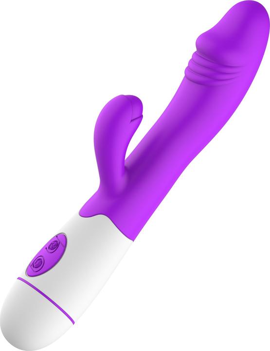 Actual product image Erolab Dodger G-Spot and Clitoral Massager Purple (ZYCD01p)