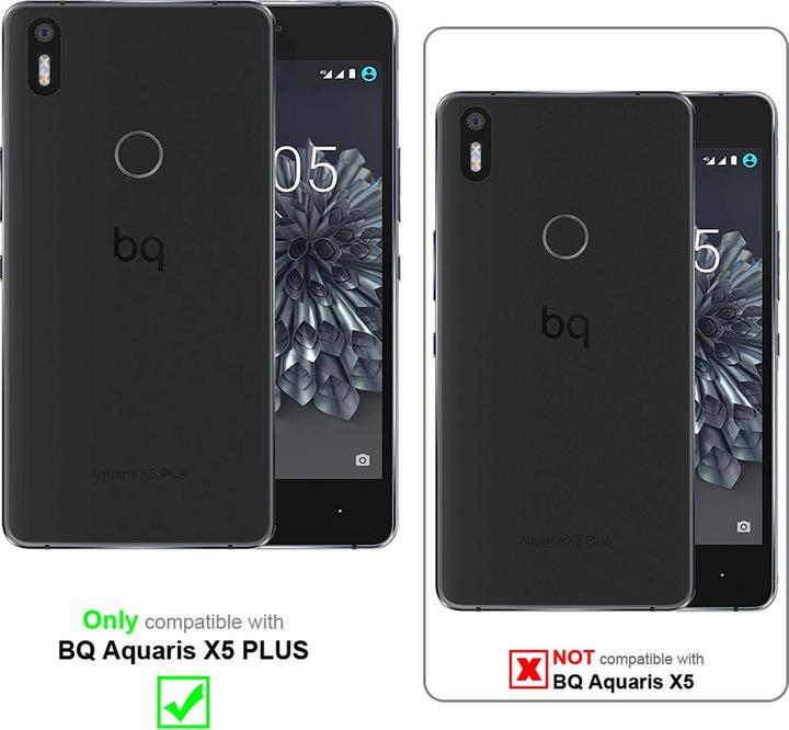 Productafbeelding Cadorabo Boek Onzichtbare Magneethoes (BQ Aquaris X5 Plus)
