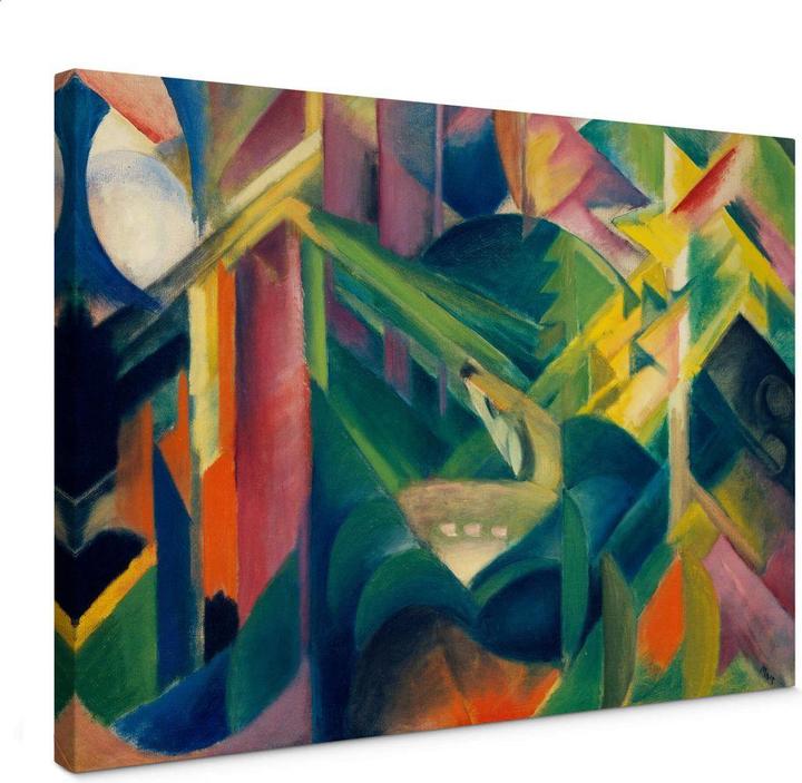 Image du produit Trenddeko Marc - Chevreuil dans le jardin du monastère (45 x 30 cm)