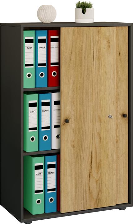 Actual product image VCM Office cabinet sliding doors Lona 3gang (70 x 37 x 111 cm)
