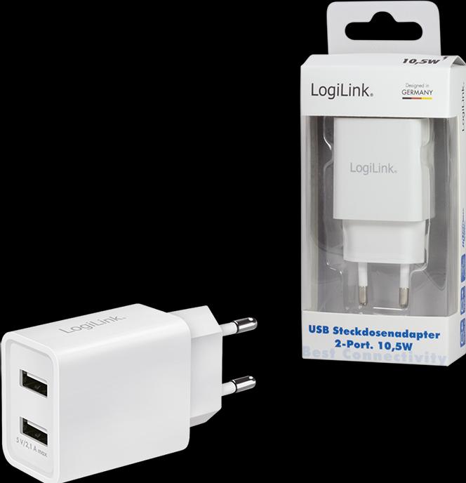 Produktbild LogiLink USB Steckdosenadapter (10.50 W)