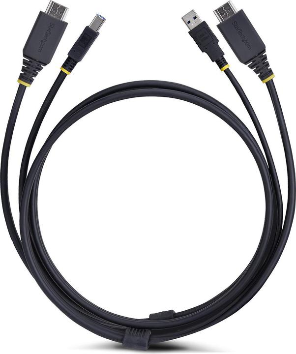 Productafbeelding StarTech .com HU12210-KVM-CABLE, 3,1 m, USB, USB, HDMI, Schwarz, HDMI + USB 3.2 Gen 1 Type-A