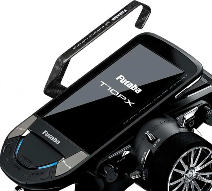 Actual product image Futaba 3D Carbon Handle T10PX E-Top