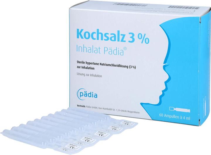 Produktbild Pädia Kochsalz 3 % Inhalat, 60 St. Ampullen