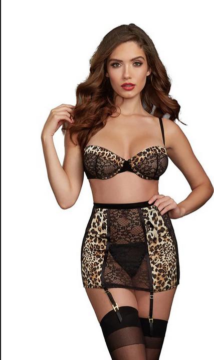 Produktbild Dreamgirl Nh -Bra, Garter Skirt & Gstrng (S)