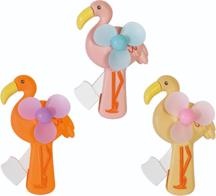Produktbild Rs Toys Mini Ventilatore Fenicottero 3 Colori Ass. In Display 12 Pz