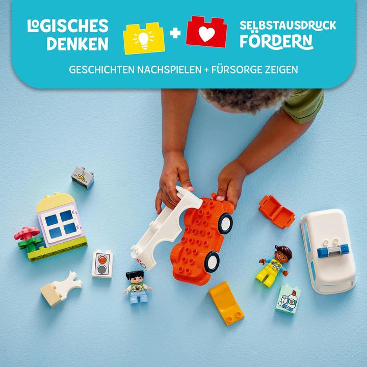 Produktbild LEGO Rettungswagen mit Fahrer (10447)