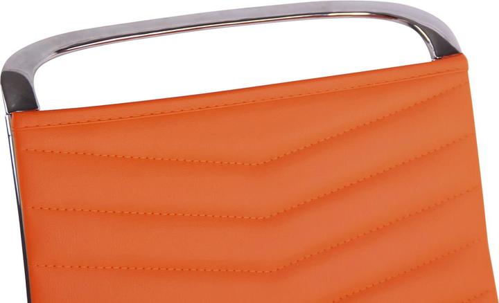 Actual product image CLP Office chair Batley imitation leather, orange