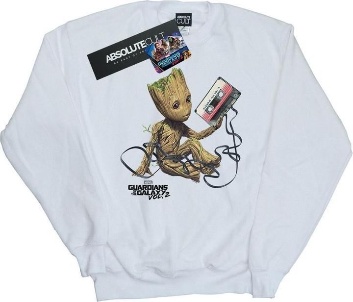 Actual product image Boys Guardians Of The Galaxy Groot Tape Sweatshirt (128)