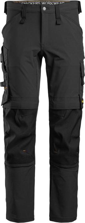 Actual product image Snickers Workwear Snickers Werkbroek 6371 Staal Grijs - Zwart (5804) Maat 048 (48)