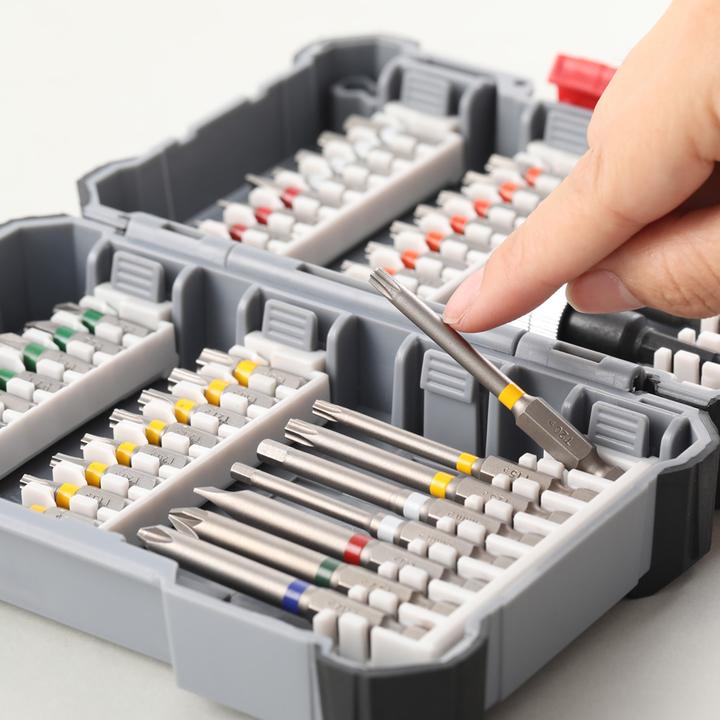 Produktbild Bosch Professional Zubehör Schrauberbit-Set, 45-teilig (Kreuz Phillips PH 3", Kreuz Pozidriv PZ 2", Sechskant (hexagonal) 6", Kreuz Pozidriv PZ 3", Sechskant (hexagonal) 4", Sechskant (hexagonal) 3", Kreuz Phillips PH 1", Kreuz Pozidriv PZ 1", Kreuz Phillips PH 2", Sechskant (hexagonal) 5")