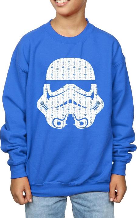 Immagine prodotto Star Wars Christmas Stormtrooper Helmet Felpa Ragazzi (152, 158)