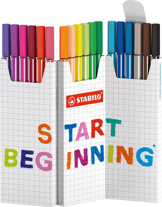 Produktbild STABILO Pen 68 (Sortiert, 18 x)