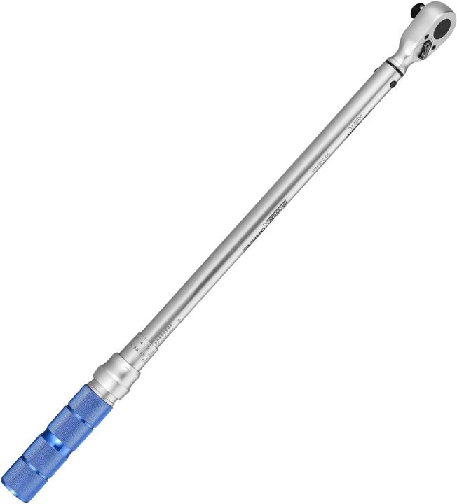 SW-Stahl 03821L Drehmomentschlüssel 1/2 60-340 Nm I Umschaltknarre lang I 62 cm lang 48 Zähne I Dreh (1/2", 340 Nm, 60 Nm)