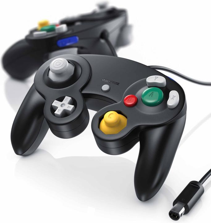 Actual product image CSL 2x Nintendo controller, gamepad for Nintendo GameCube / Wii vibration effects / ergonomic