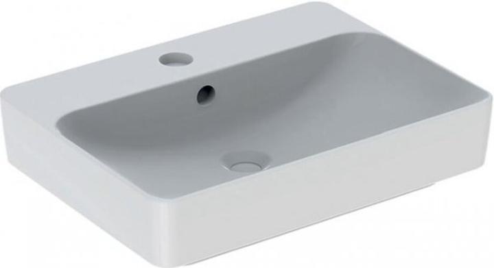 Immagine prodotto Geberit Keramag VariForm Lavabo da appoggio rettangolare, 600x450mm, con foro per rubinetto, con troppopieno (185 mm, 600 mm)