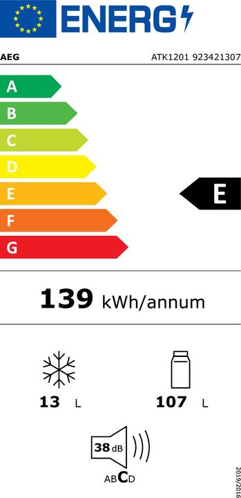Energie-Label AEG ATK1201 (120 l)
