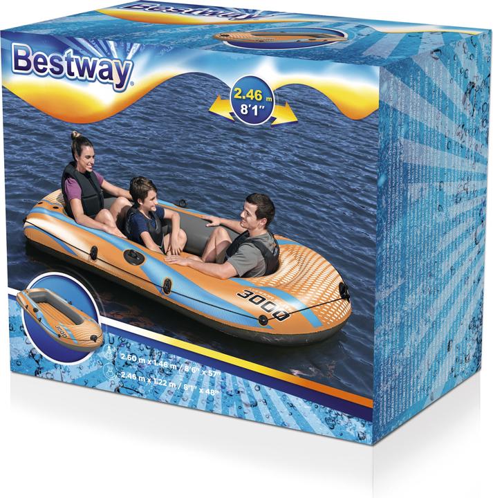 Actual product image Bestway Kondor Elite 3000 Gummibåd 246 x 122 cm (246 cm, 3 pers.)