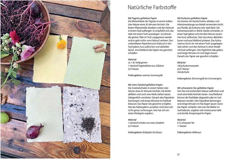 Image du produit Papiere schöpfen und gestalten (Allemand, Dorina Tessmann, Eva Hauck, 2024)