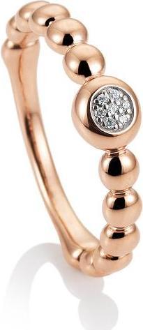 Actual product image Breuning RING - BRILL. 0.035 Ct. H/si (59, 750/18 K Gold)