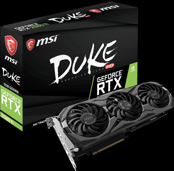 Produktbild MSI GeForce RTX 2080 Ti DUKE 11G OC (11 GB)