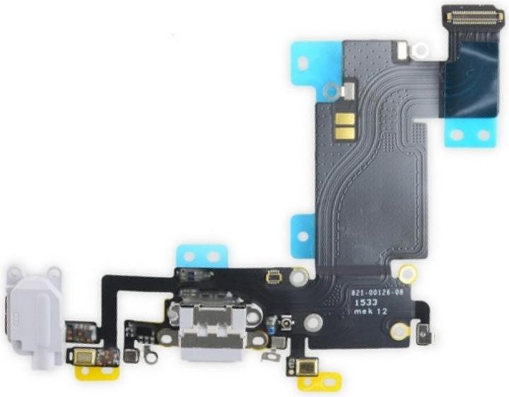 Foxconn iPhone 6S Plus Lightning Dock Connector Audioflex Mikrofon grau (IPhone 6S Plus)