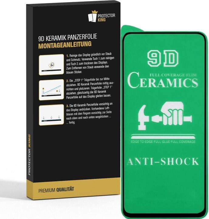 Produktbild Protectorking 3x Ceramic-Glass Full Cover HD Klar (3 Stück, Xiaomi Mi 10 Lite)