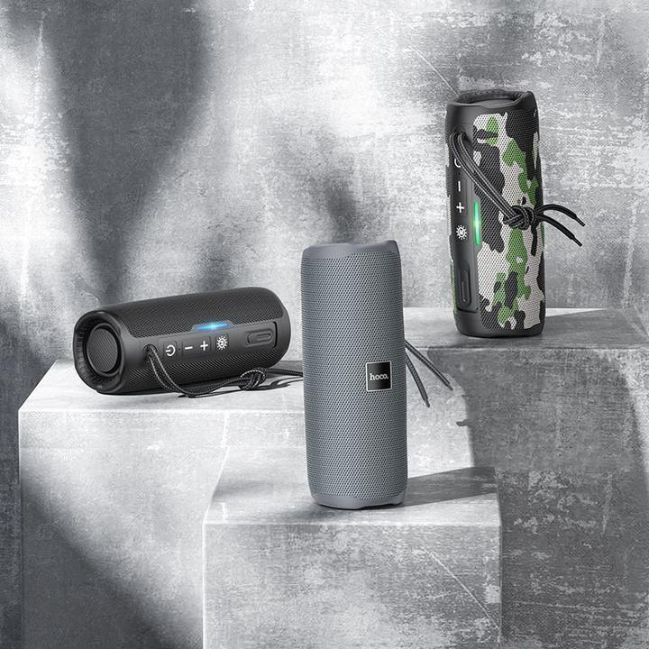 Produktbild Hoco Bluetooth-Lautsprecher drahtloser Lautsprecher bluetooth HC16 grau (3 h)