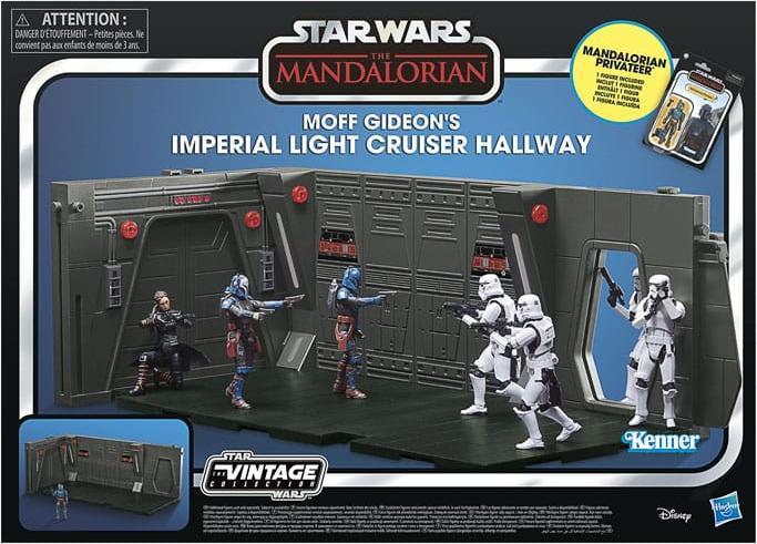 Actual product image Hasbro Star Wars: The Mandalorian Vintage Collection Moff Gideon's Imperial Light Cruiser Hallway with