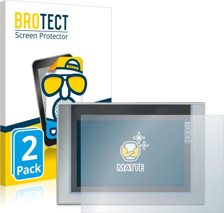 Actual product image BROTECT Anti-glare screen protector matt (2 Piece, Simatic TP1200 Comfort)