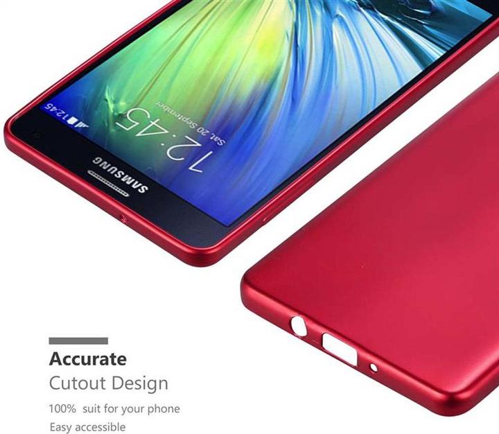 Productafbeelding Cadorabo TPU Matte Metallic hoes (Samsung Galaxy A7)