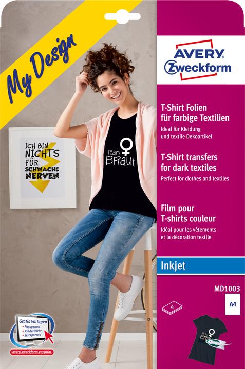 Produktbild Avery Transferfolien für farbige Textilien
