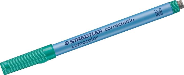 Immagine prodotto Staedtler Lumocolor correggibile 305 Penna universale a secco, prodotto singolo, verde, M (Verde, 1 mm, 1 x)