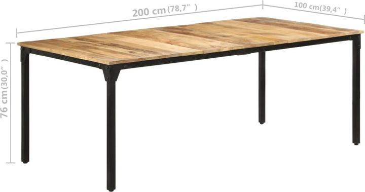Immagine prodotto VidaXL Esstisch (220 x 100 x 76 cm)