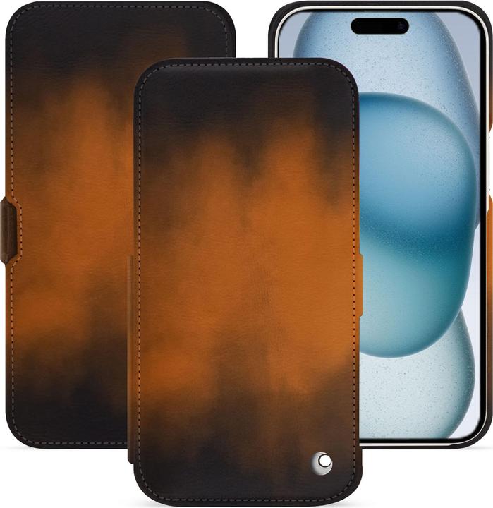 Productafbeelding Noreve Lederen omslag horizontaal (Apple iPhone 15)