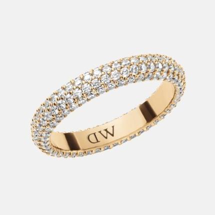 Actual product image Daniel Wellington Sparkling Gold Plated Pavé Crystal Ring DW0040064 - Circuit: 62mm (62)