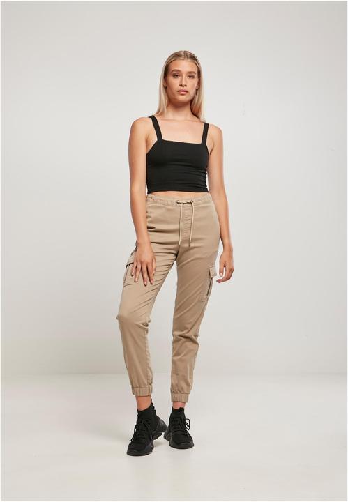 Actual product image Urban Classics Ladies High Waist Cargo Comfort Jogging Pants - 16932 (M)