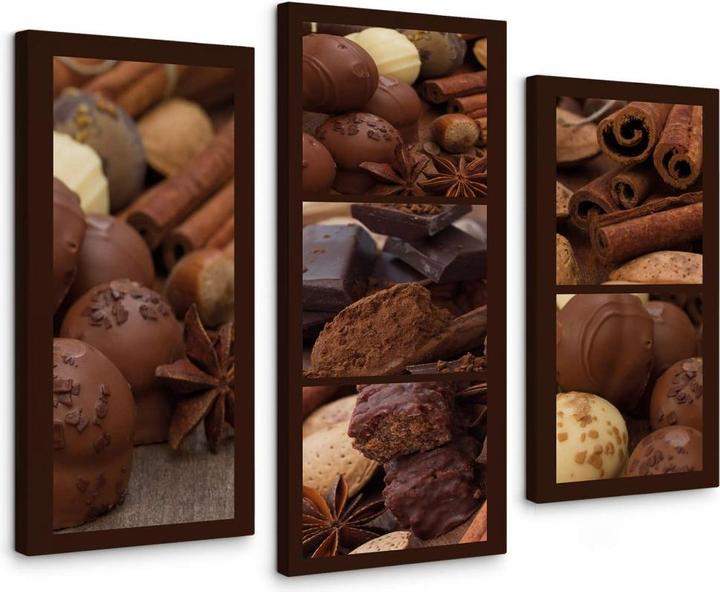 Immagine prodotto Trenddeko Sogno di cioccolato 03 (3 parti) (40 x 80 cm, 120 x 40 cm)