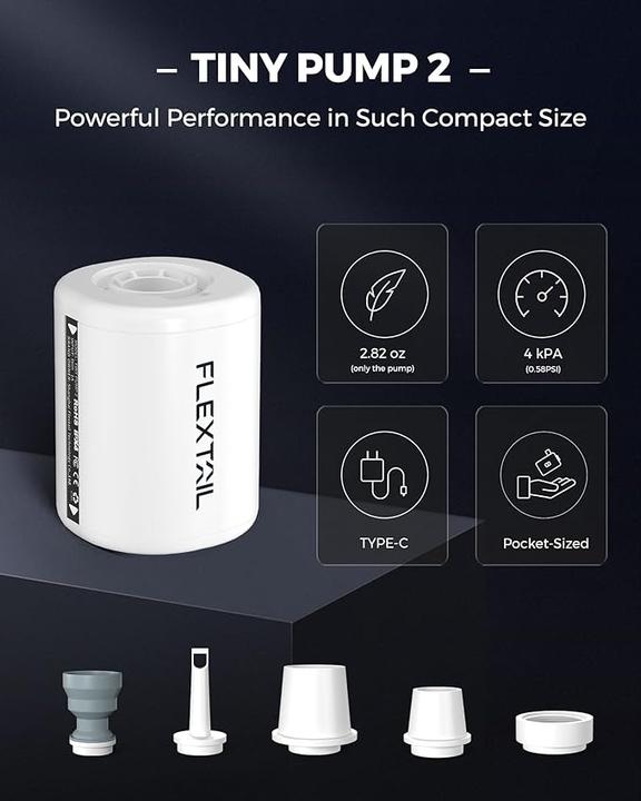 Actual product image Flextailgear Tiny Pump X 2024 Whi
